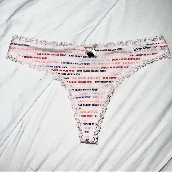 Set of 3 thongs from La Vie En Rose (Brand New) - Picture 4 of 7